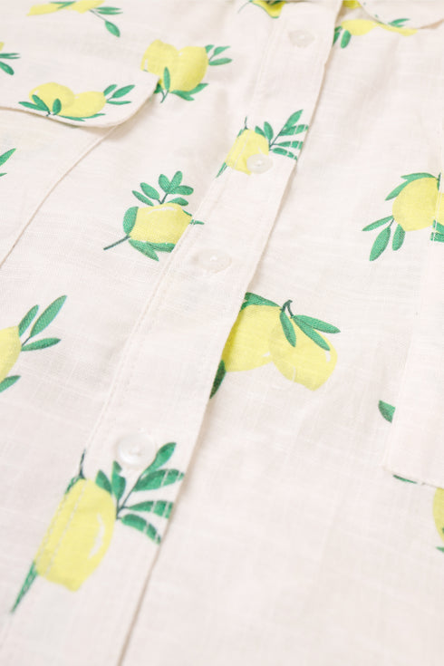 Oversized Lemon Shirt